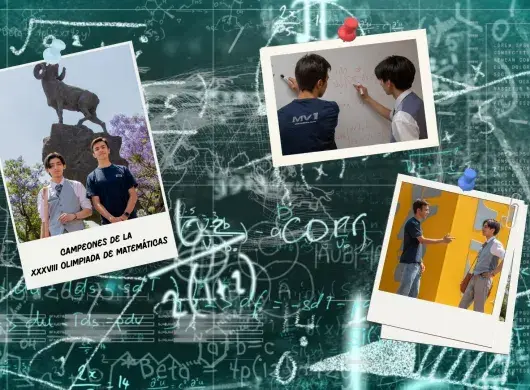 Emiliano Peláez y Moisés Méndez, estudiantes en PrepaTec CEM, obtienen oro en la Olimpiada Mexicana de Matemáticas 2026 en Estado de México.