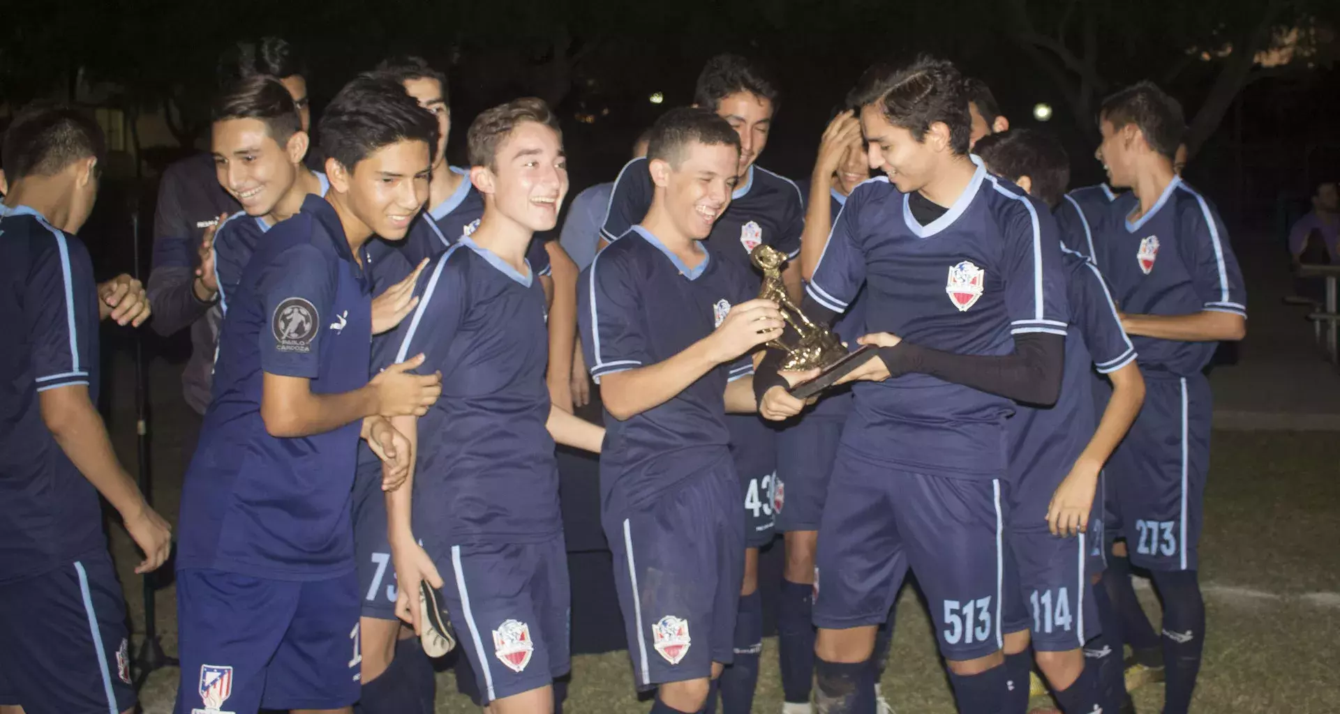 Ganadores categoría futbol varonil preparatoria