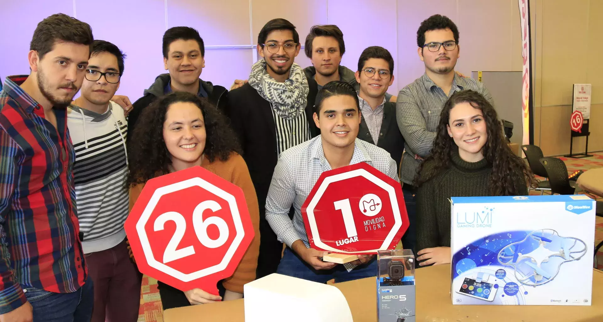 Ganadores del Taller Vertical “Movilidad Digna”.