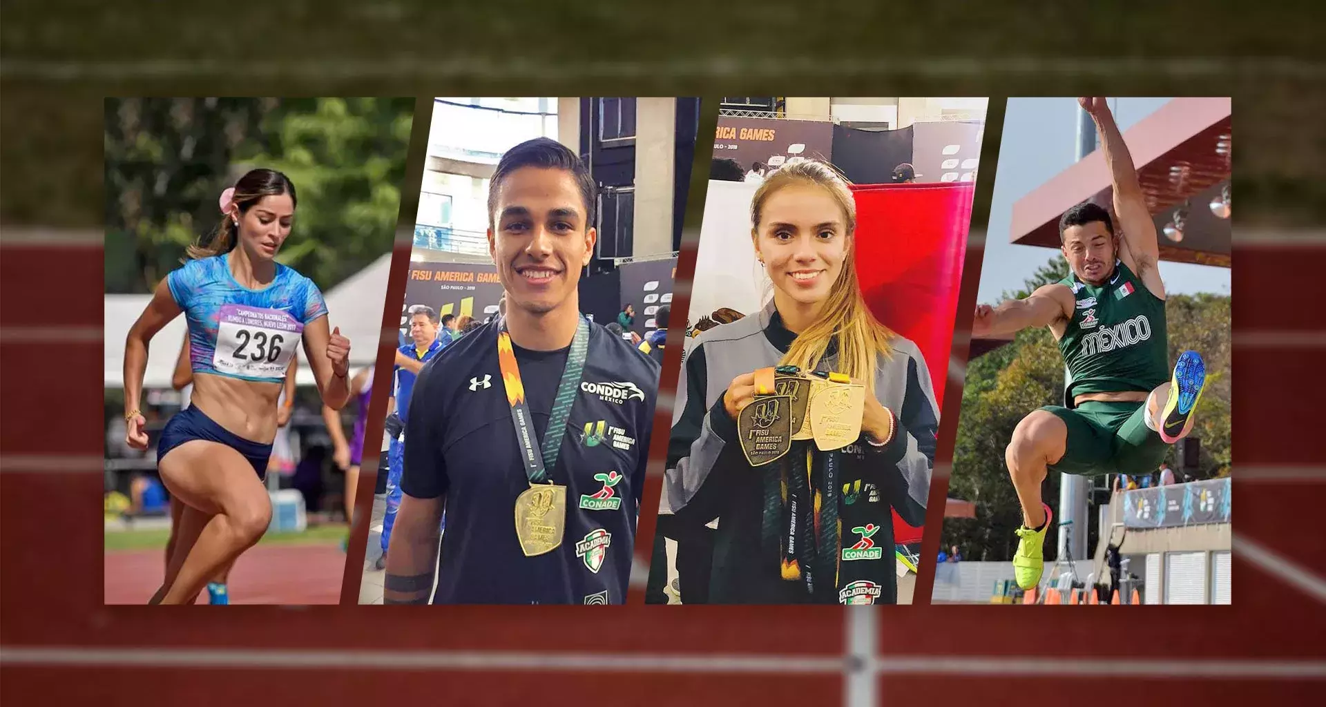 Deportistas de atletismo en el Tec en Juegos Panamericanos Universitarios