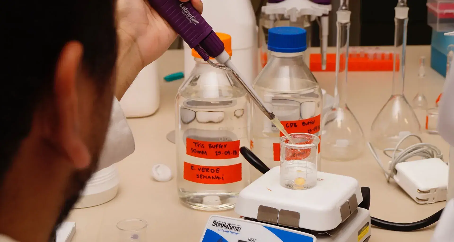 trabajo en laboratorio