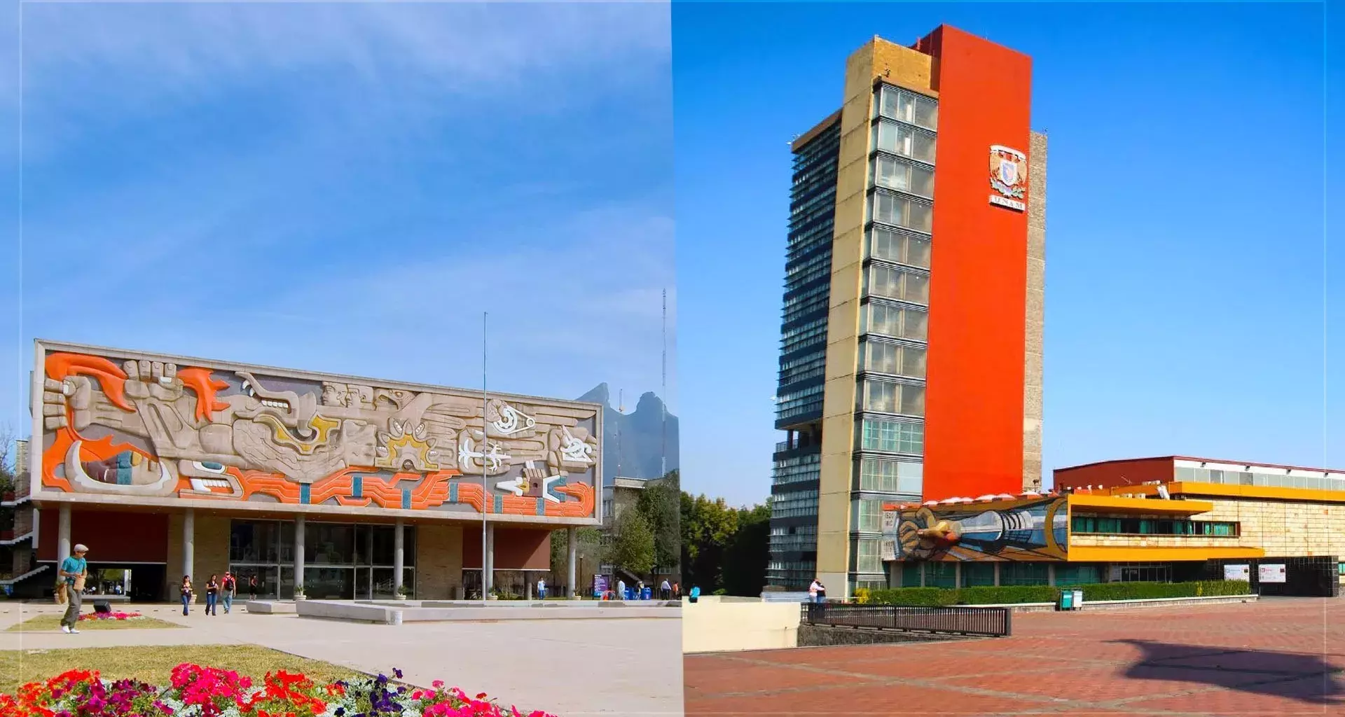 Tec de Monterrey y la UNAM 