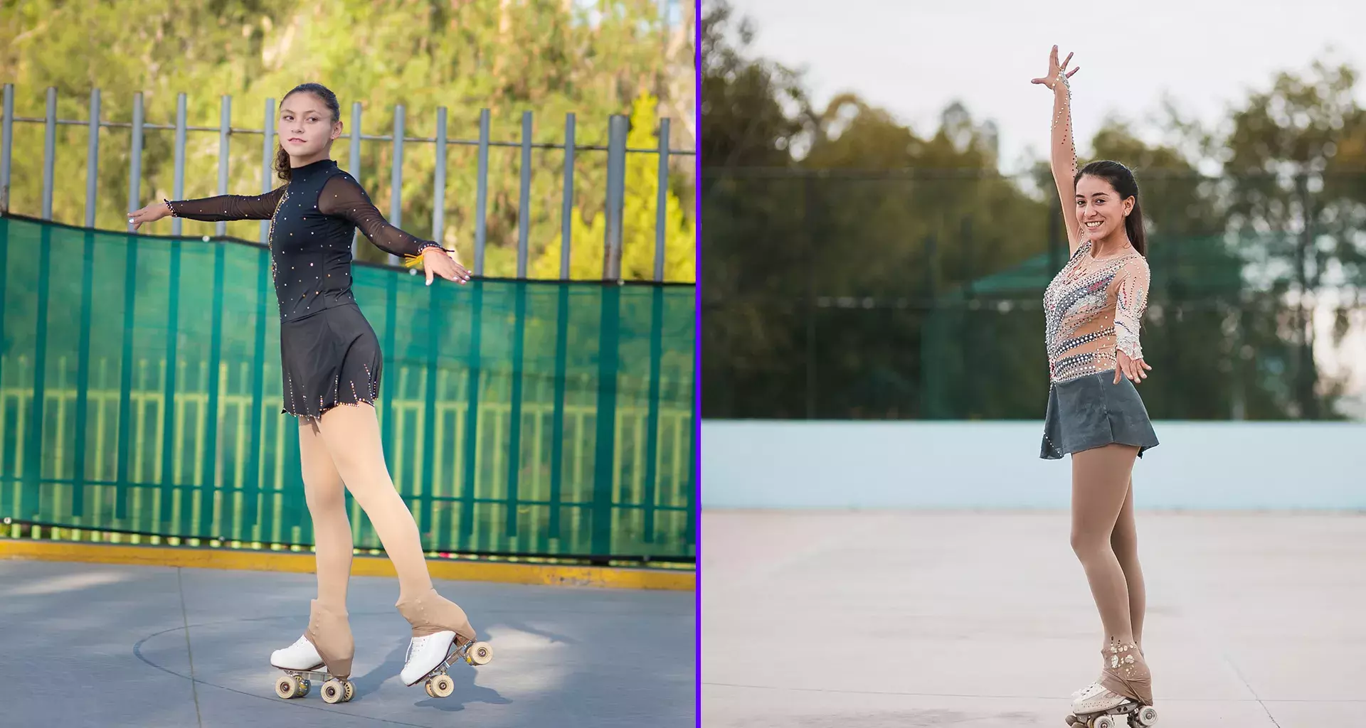 Karla Torrescano y Leti Castillo, alumnas del Tec representan a México en Campeonato mundial de Patinaje Artístico. Foto cortesía: Que Tal Magazine San Luis Potosí.