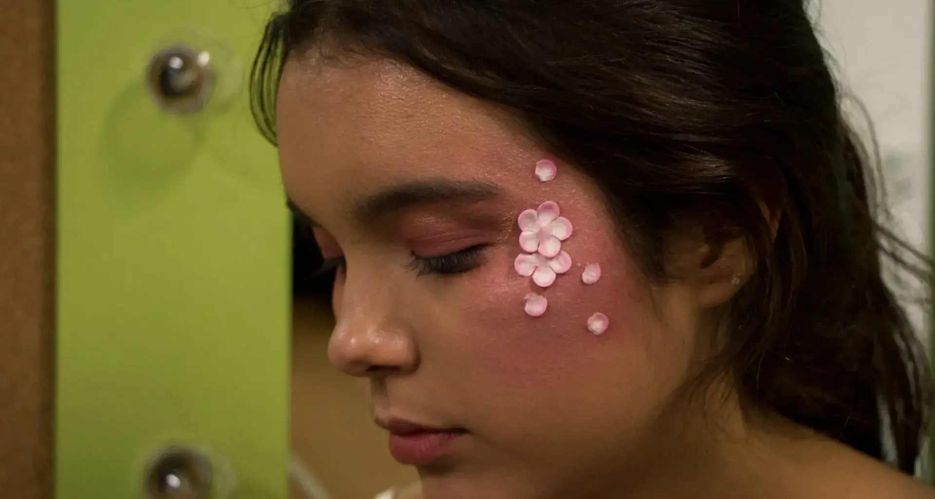 Escena del videopoema de Andrea