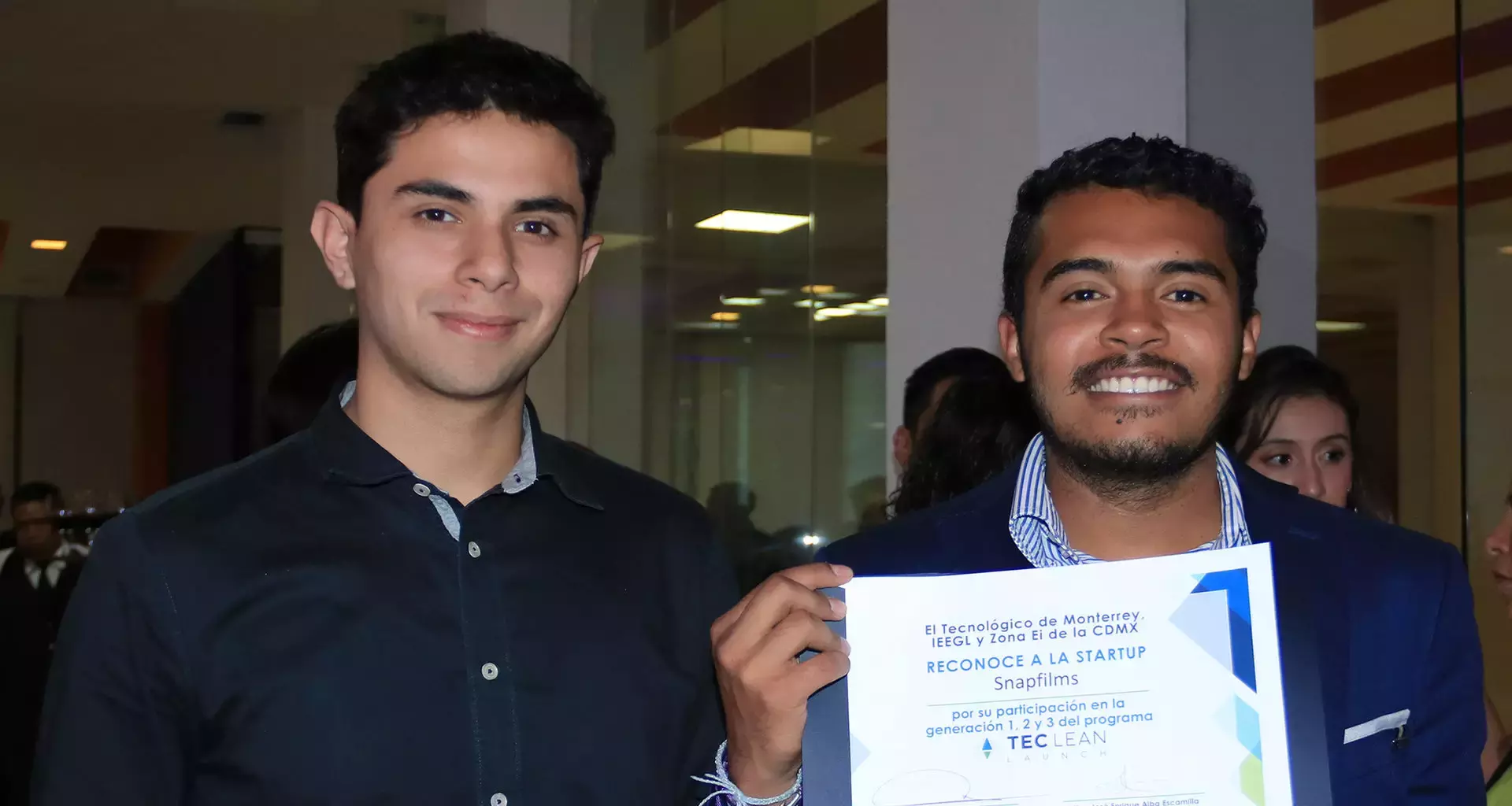 Estudiantes reconocidos en Tec Lean