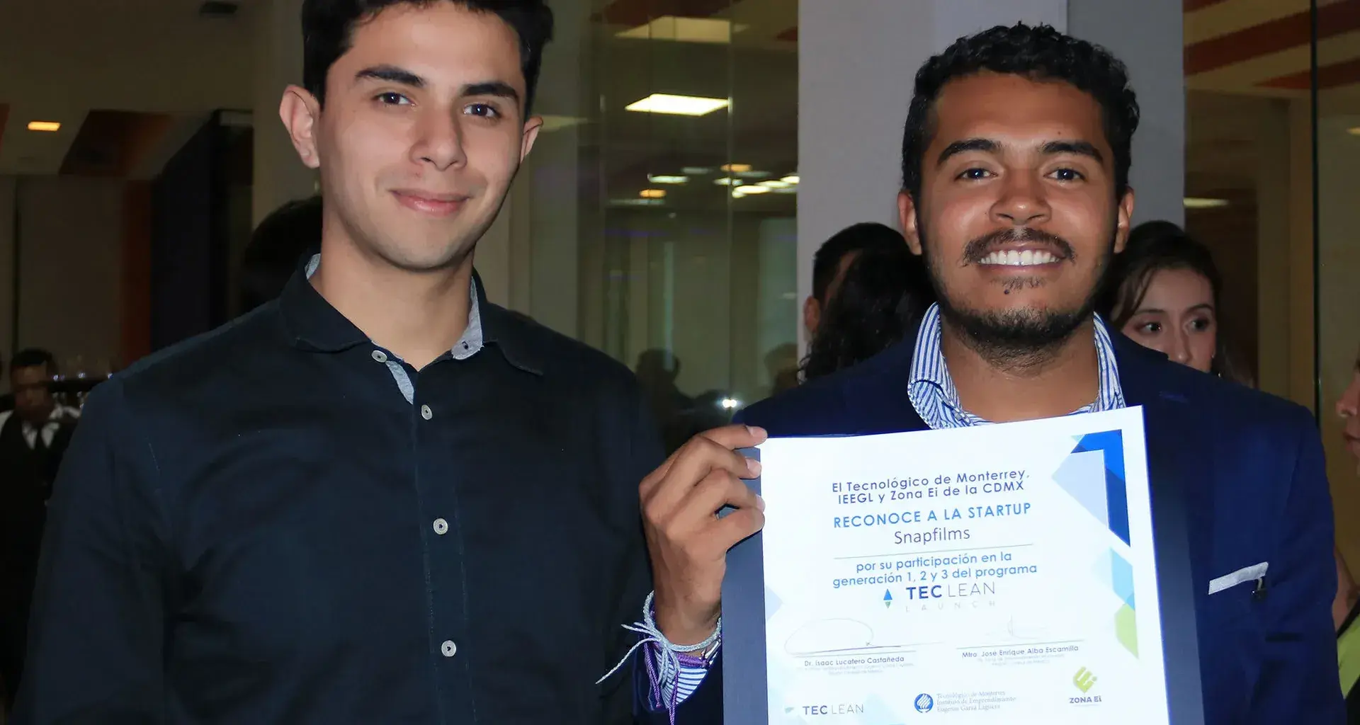 Estudiantes reconocidos en Tec Lean