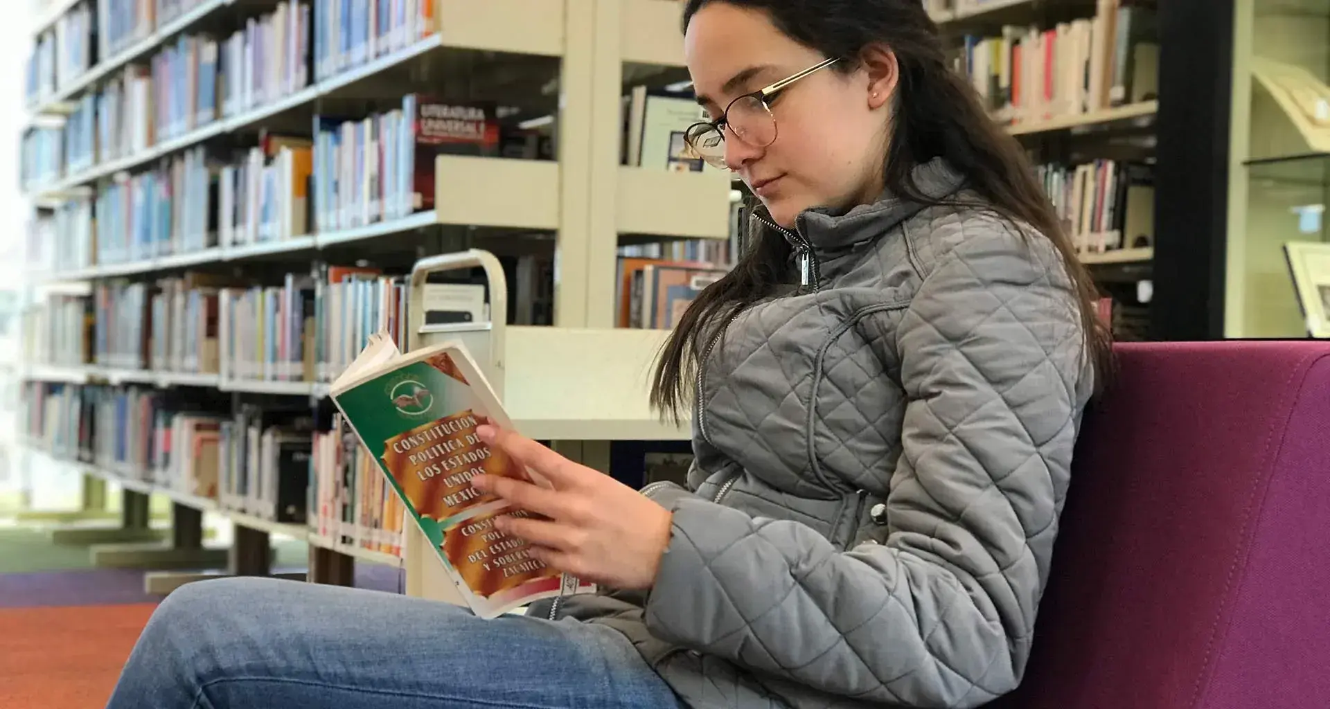 Mariana Campos, alumna participante en el Parlamento Joven