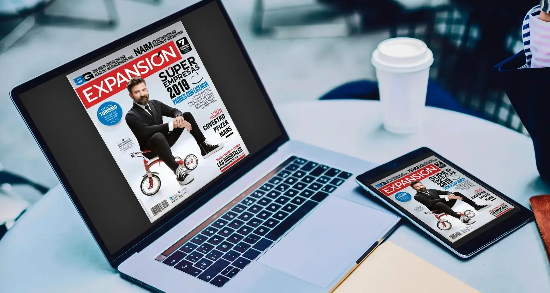 Egresado del Tec protagoniza la portada de Expansión