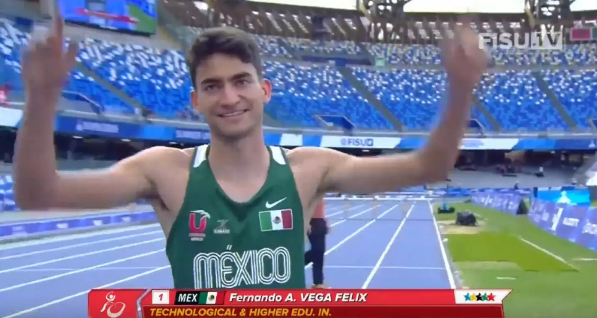 Borrego rompe record nacional en Universiada Mundial