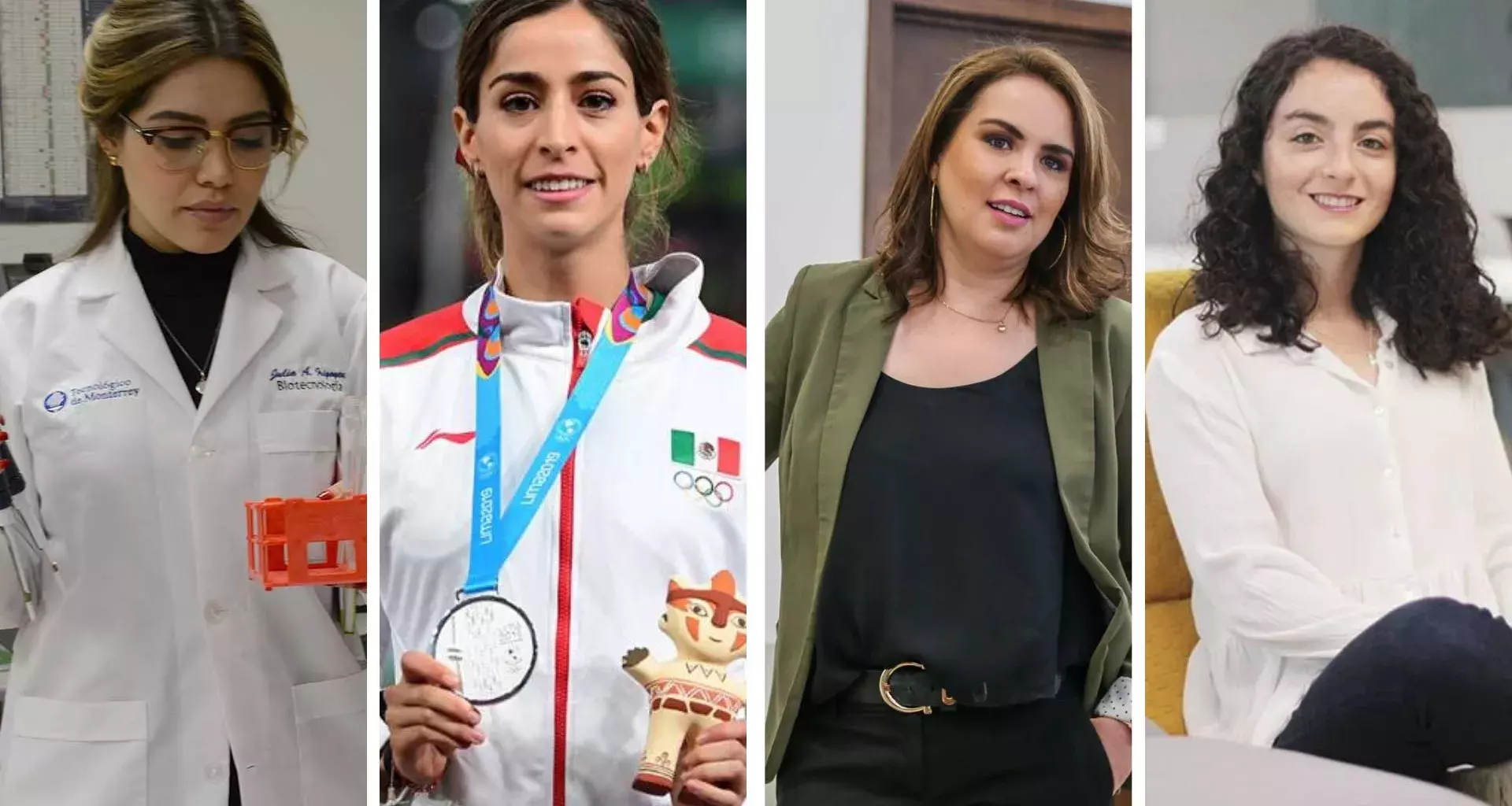 Algunas de las ganadoras de la octava edición del Premio Mujer Tec