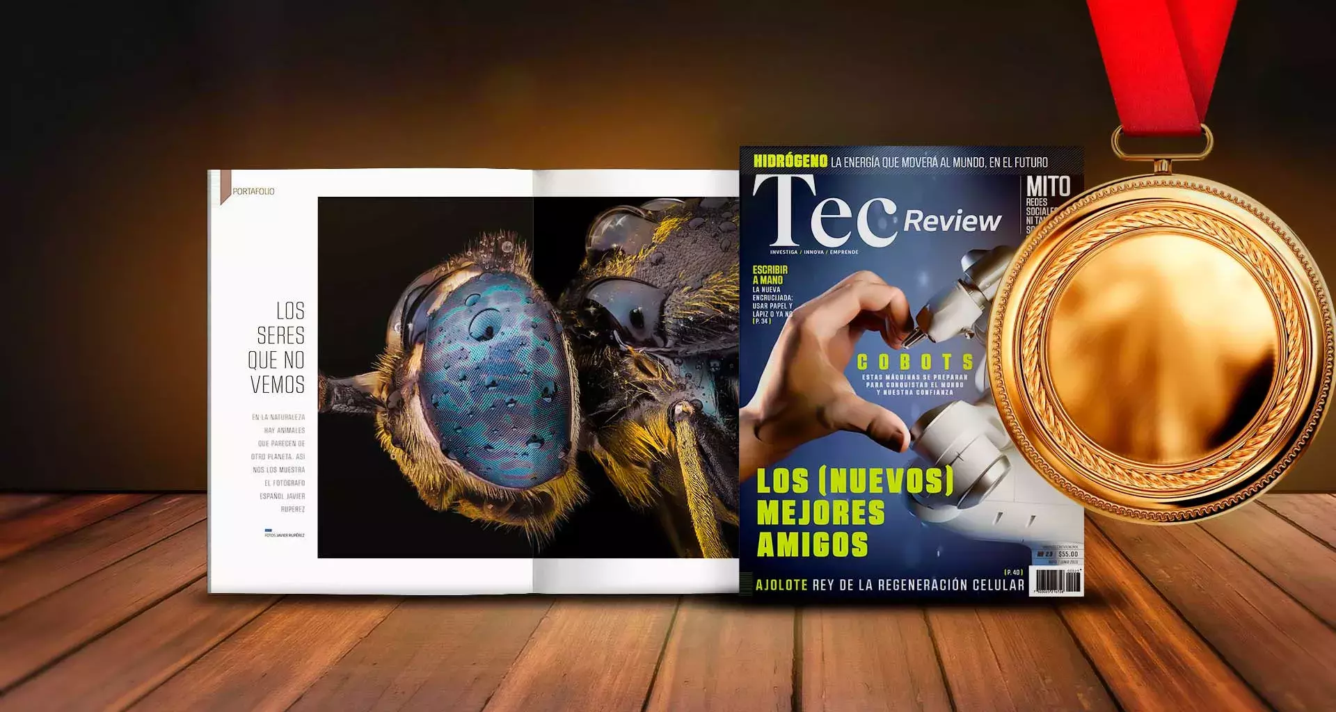 Por tercer año, Tec Review gana medalla en "Oscar" editorial