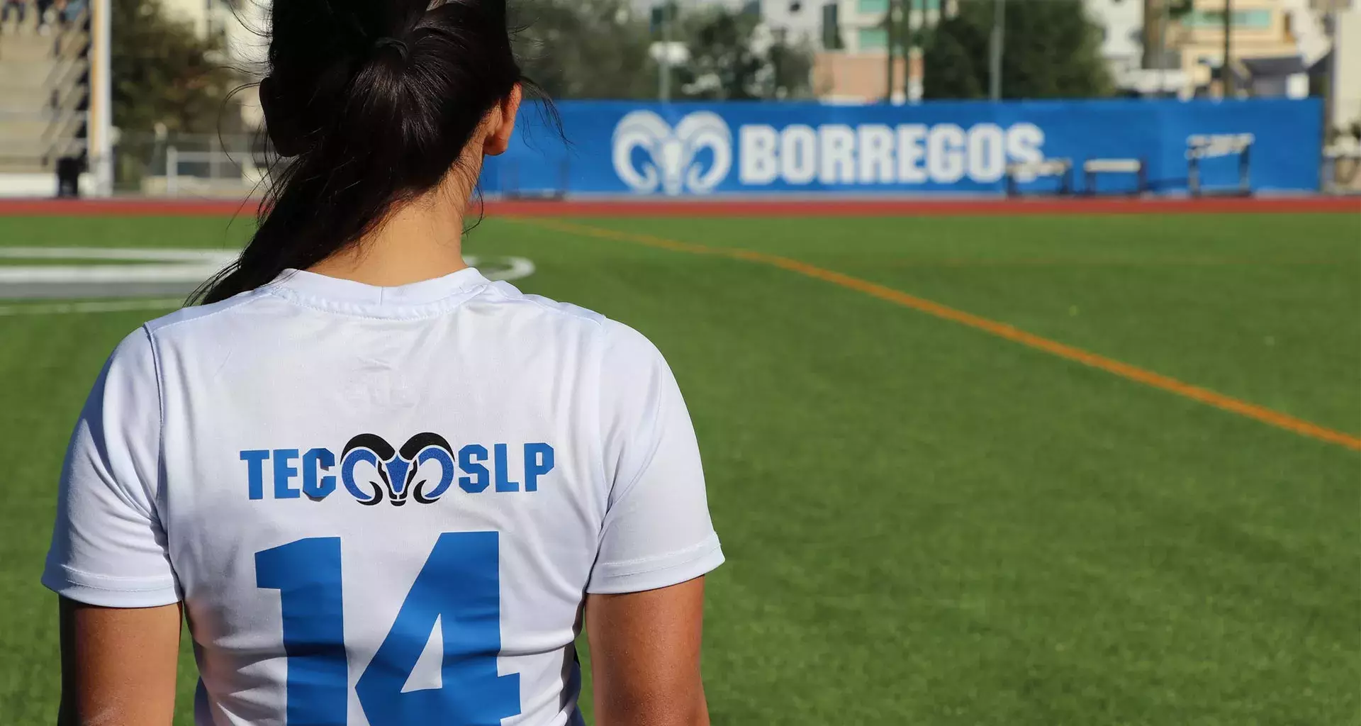 Selección de fútbol femenil en Tec campus San Luis Potosí.