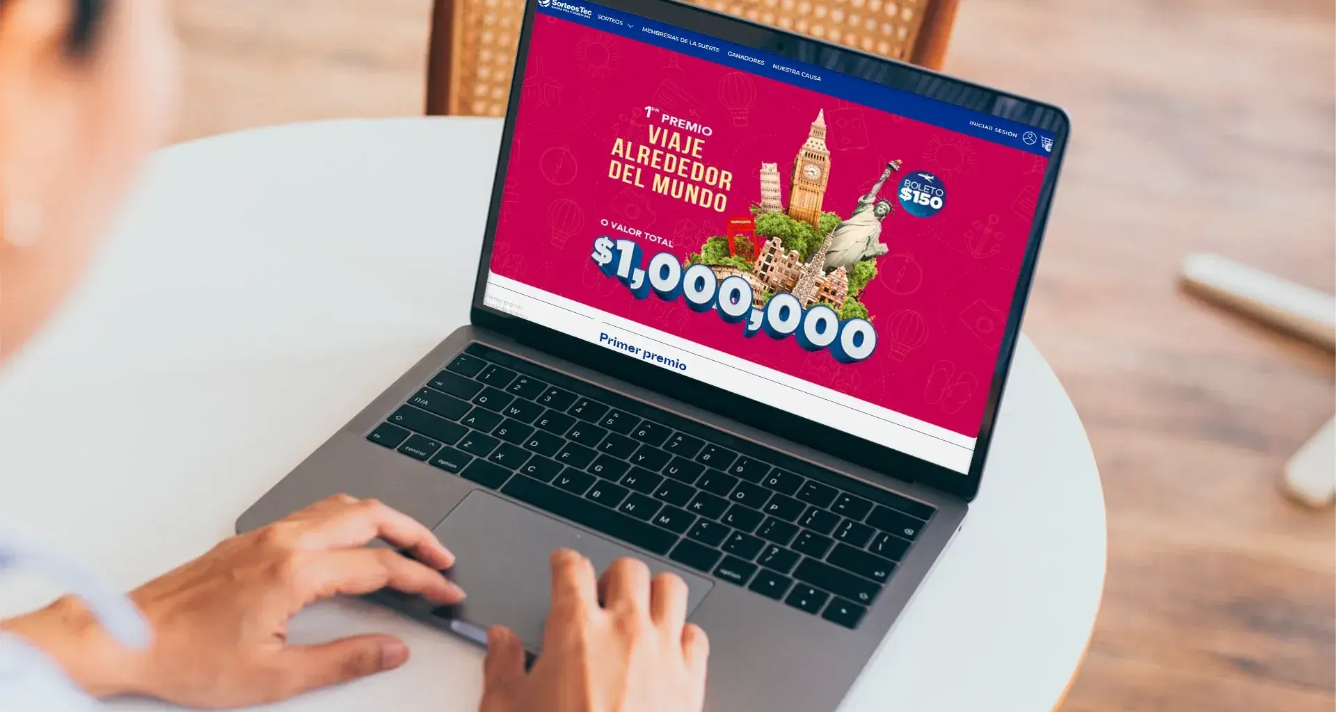 El Sorteo AventuraT tiene como primer premio un millón de pesos o un viaje por el mundo.