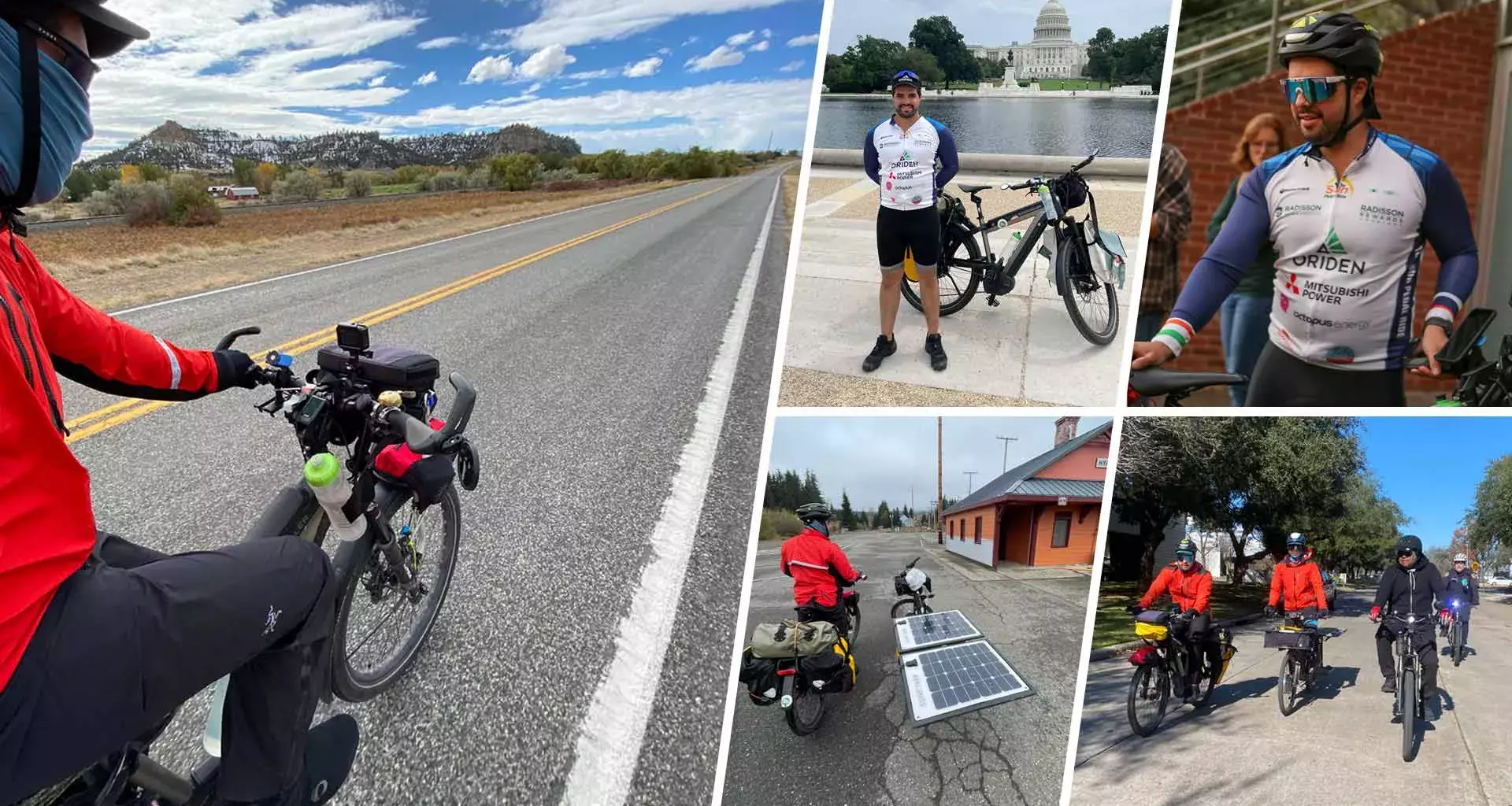 El activista mexicano Luis Fourzán participó en The SunPedal Ride y cruzó Estados Unidos en una bicicleta eléctrica.