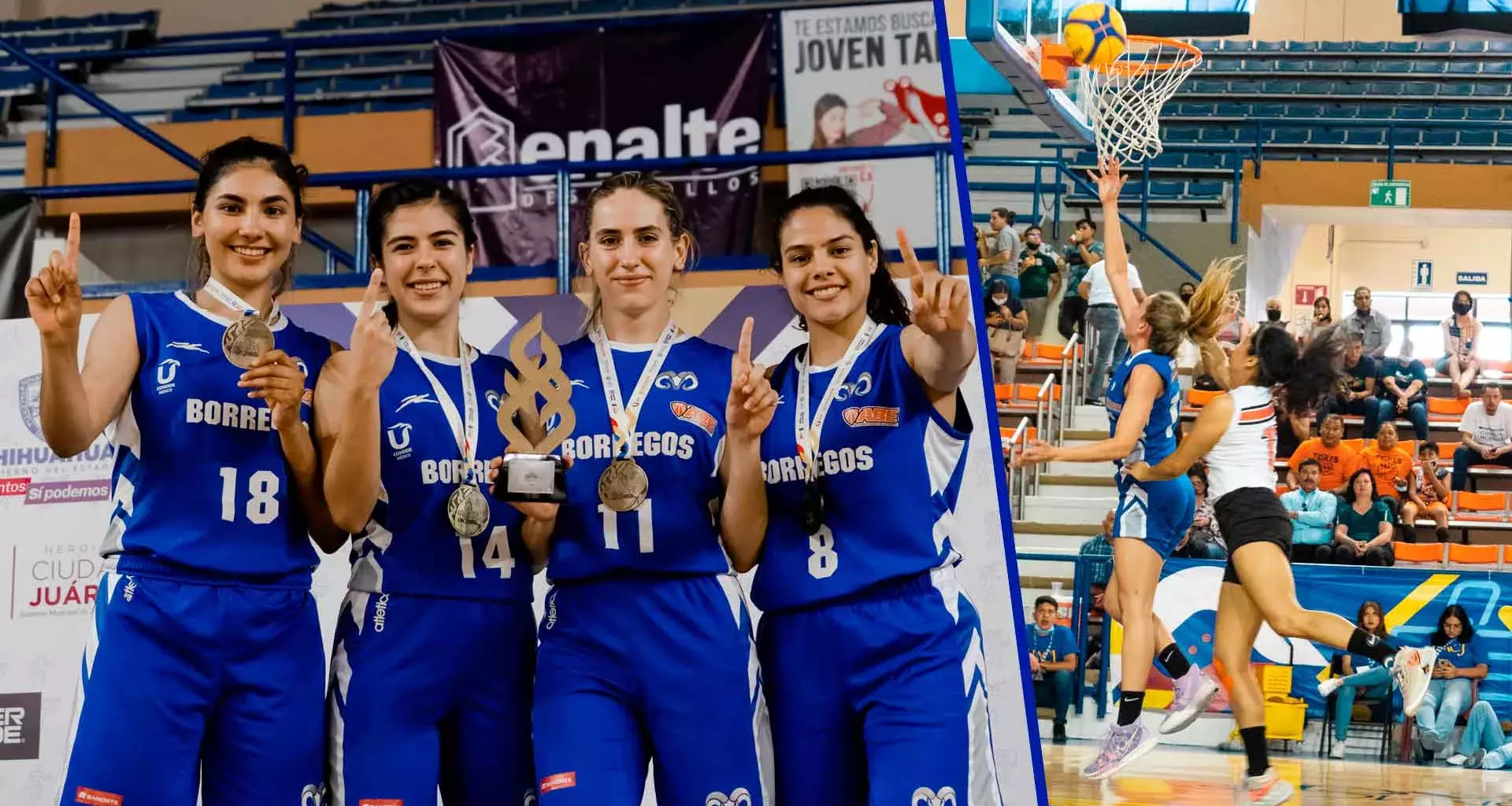 ¡Encestan el oro! Borregos Mty femenil domina el 3x3 de basquetbol