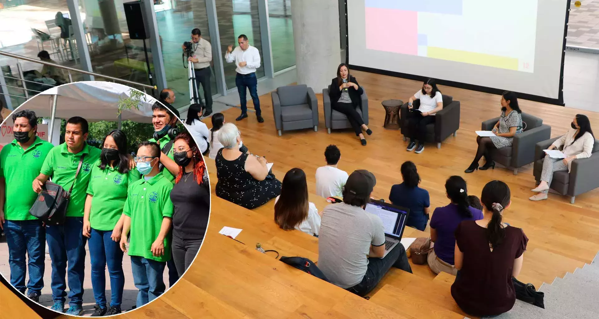 Presentan retos de personas con discapacidad en Foro de Liderazgo Incluyente, campus Monterrey 