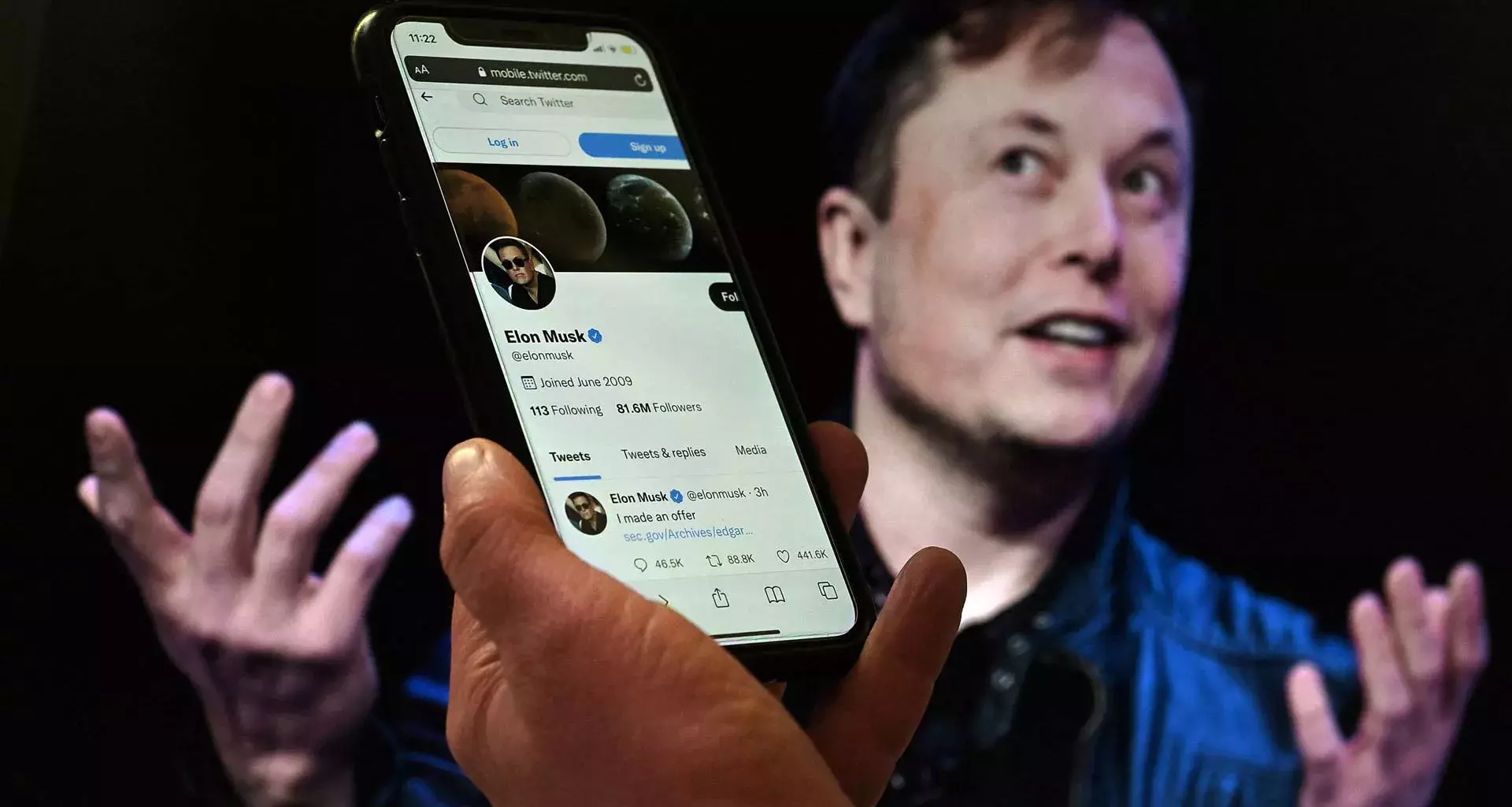 Elon Musk anunció la compra de la red social de Twitter