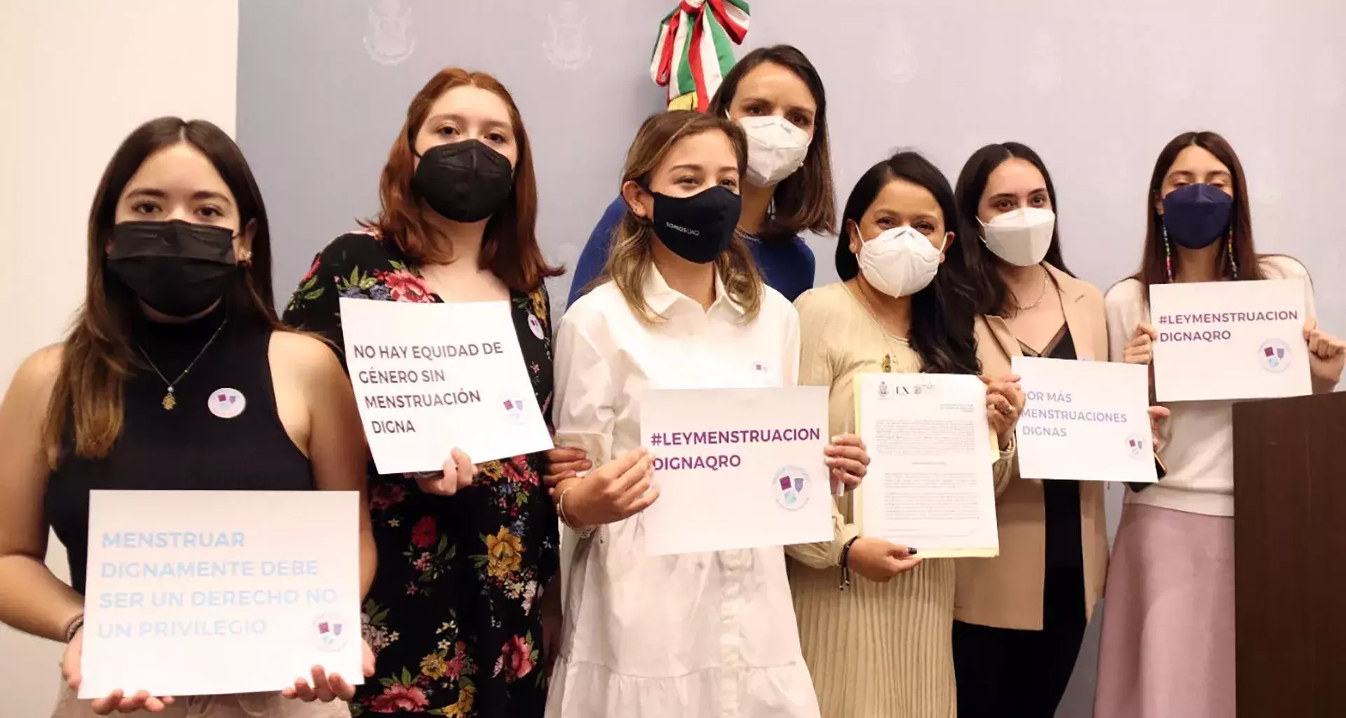 Alumnas Tec reforman ley a favor de la menstruación digna