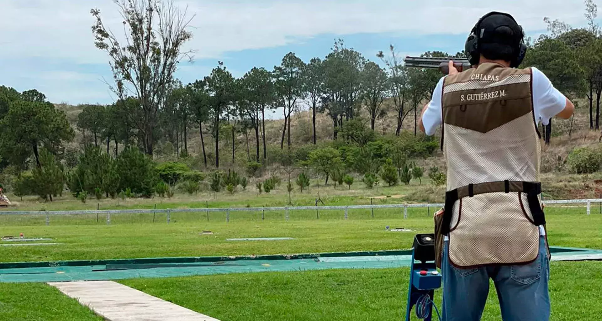 Sergio Gutiérrez, representante chiapaneco de tiro deportivo