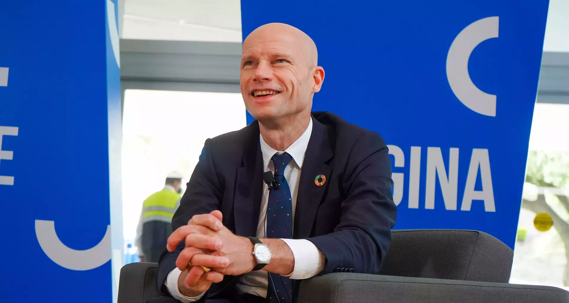 Henk Ovink charló con comunidad Tec en el conversatorio "Diálogos de Impacto: Re Imagina el Futuro del Agua en Nuevo León" en campus Monterrey