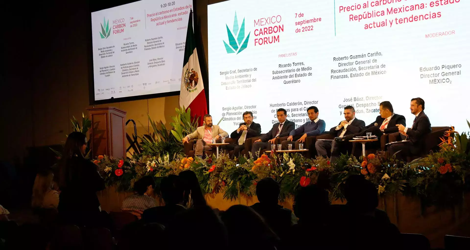 Mexico Carbon Forum, encuentro sobre huella de carbono con 500 especialistas en cambio climático. 