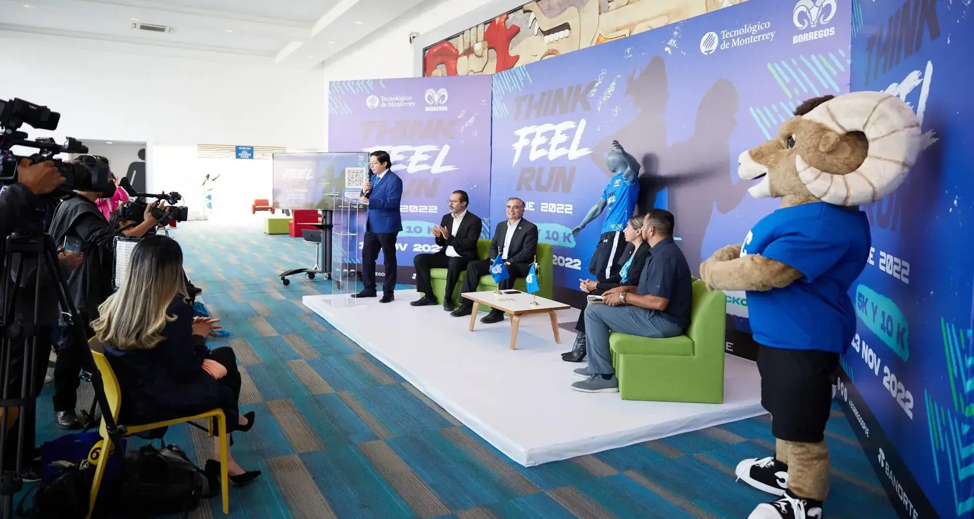 La invitación a correr en Think Feel Run es para toda la comunidad de la ciudad de Puebla.