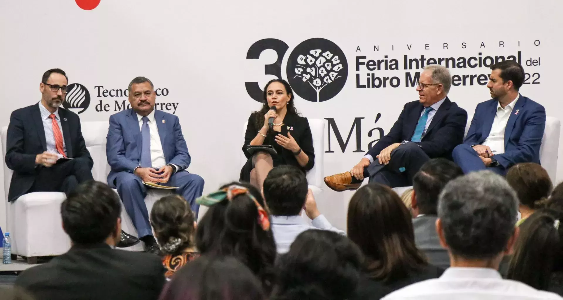 Panel de rectores de universidades regiomontanas FIL MTY 2022.