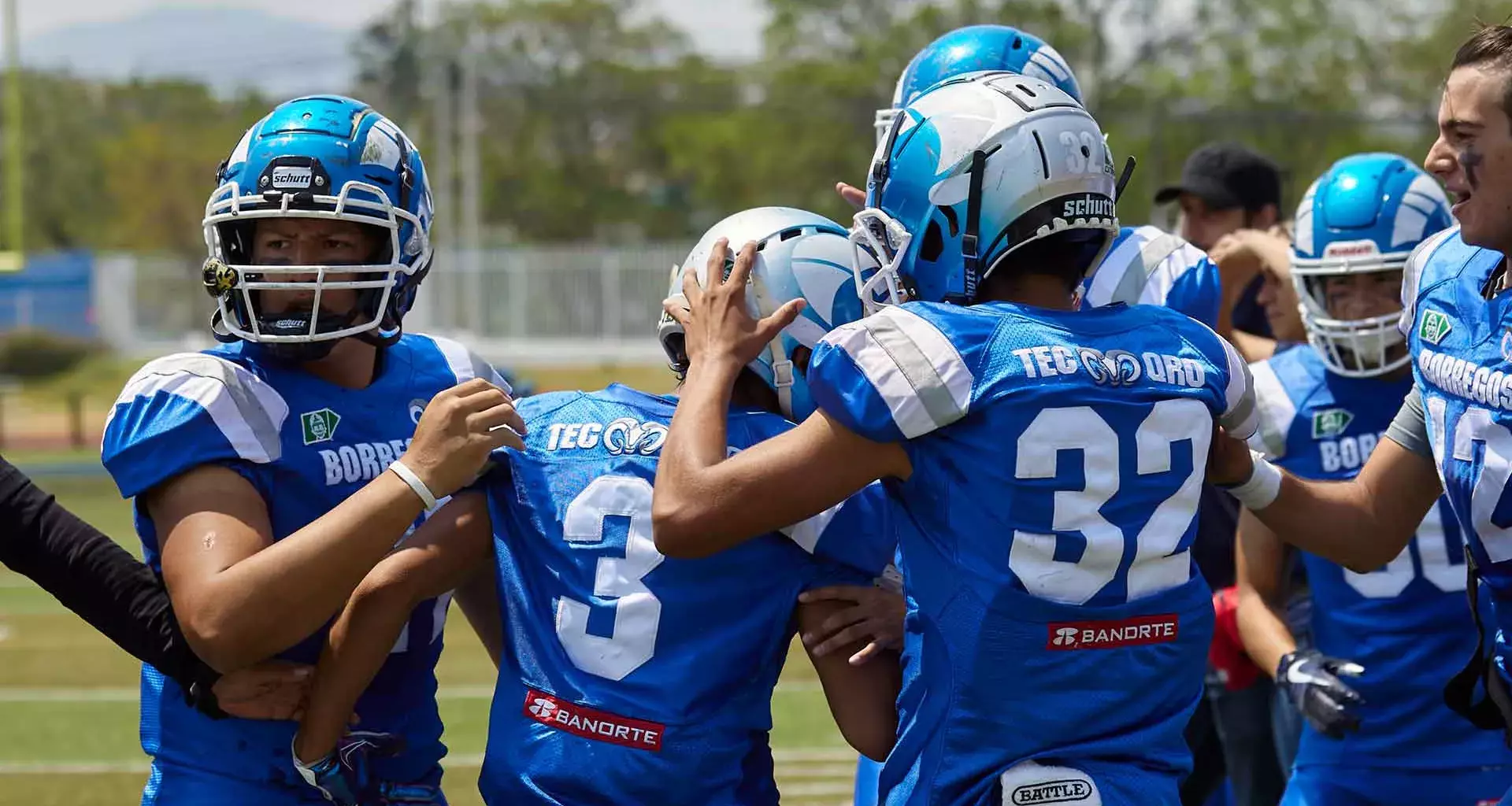 Borregos Querétaro jugando un partido