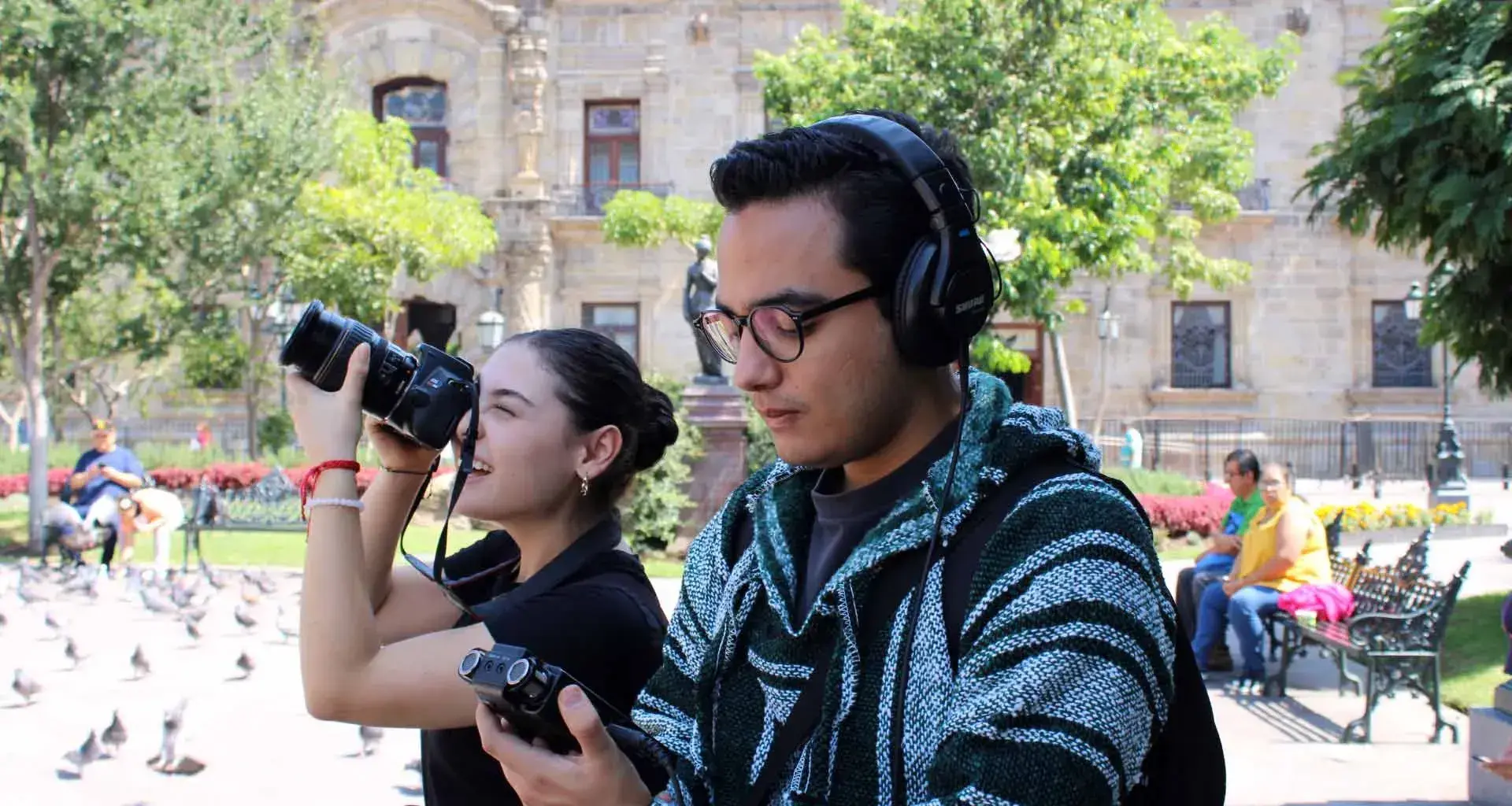 Alumnos del Tec Guadalajara creron paisajes con foto urbana.