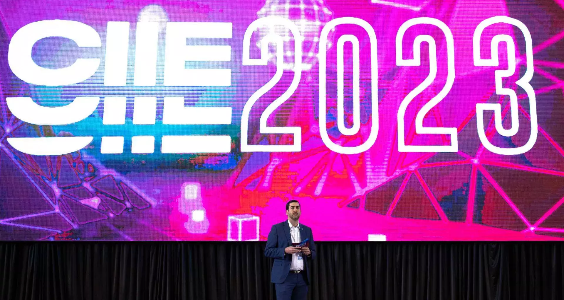 Juan Pablo Murra, rector de Profesional y Posgrado del Tec de Monterrey, durante la inauguración del CIIE 2023