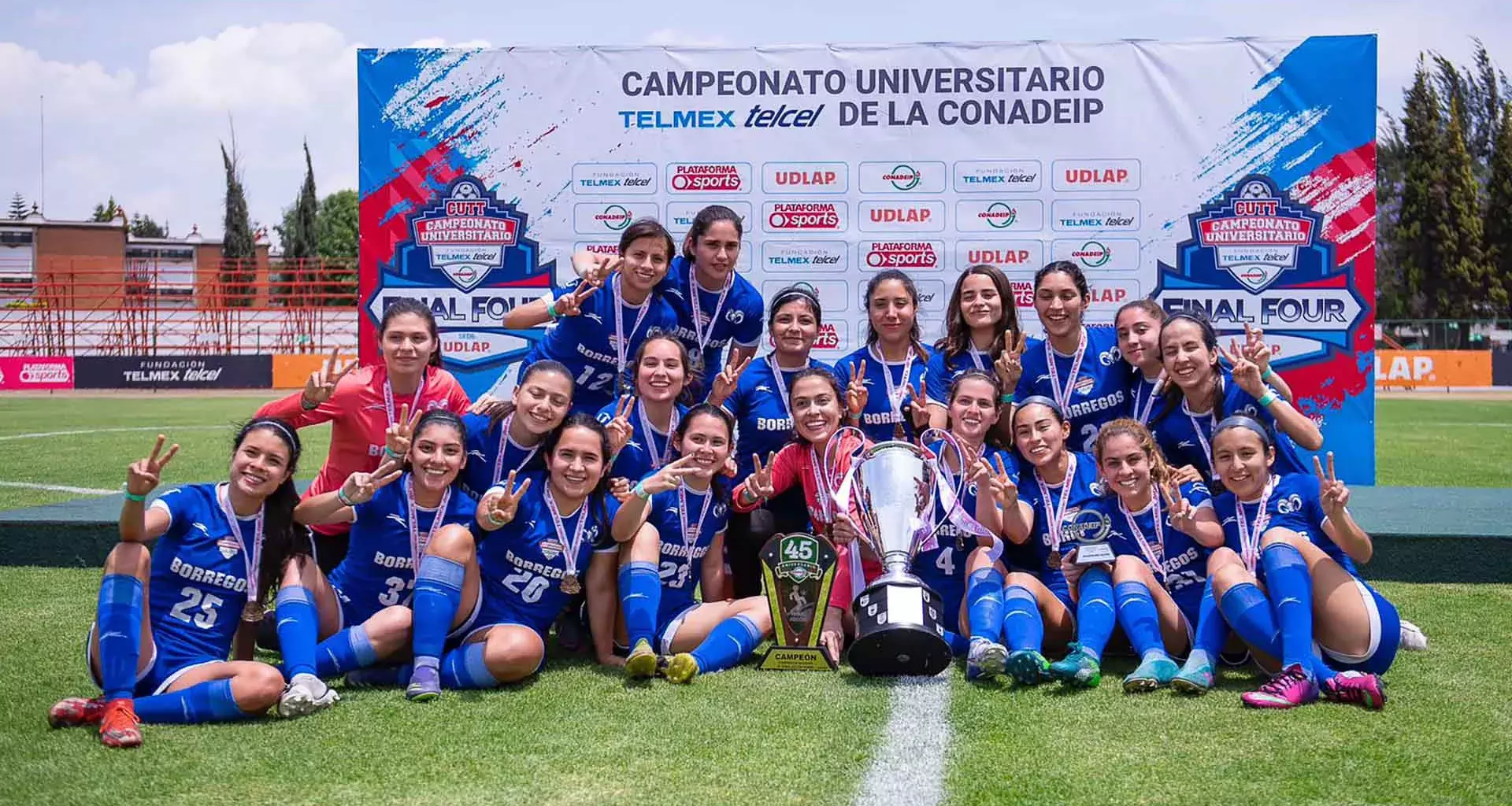 Borregos MTY Femenil ¡bicampeonas de soccer!