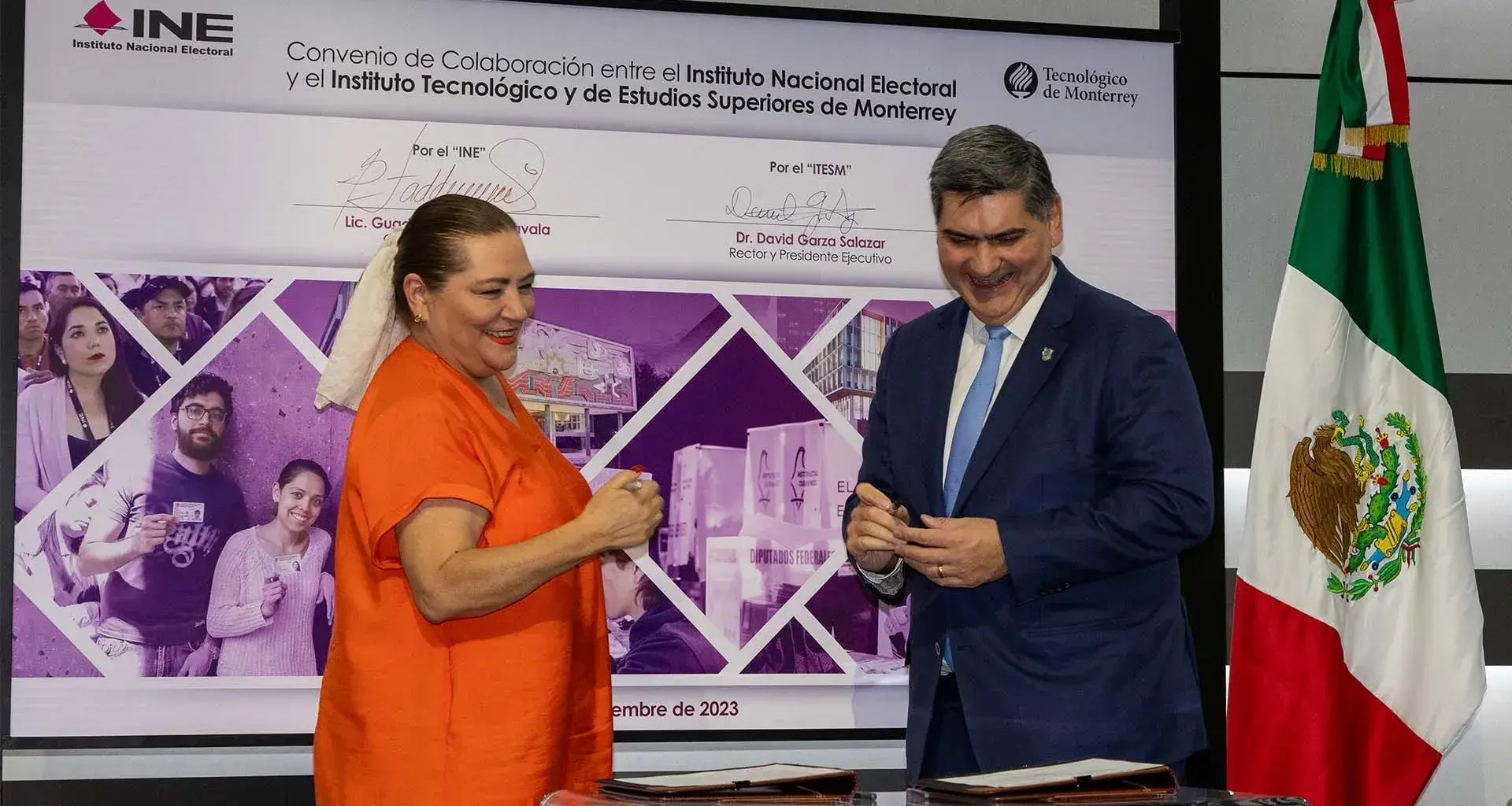 Tec and INE agree to promote democratic and institutional development