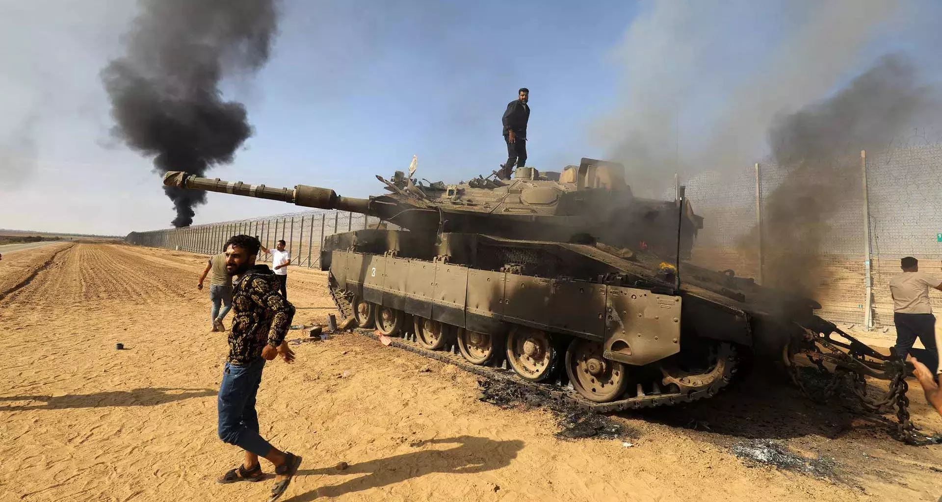 Tanque blindado de Israel es destruido por milicias palestinas de Hamas