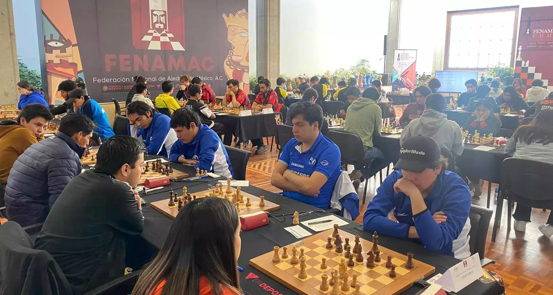 Borregos Puebla realizando jugadas durante el campeonato