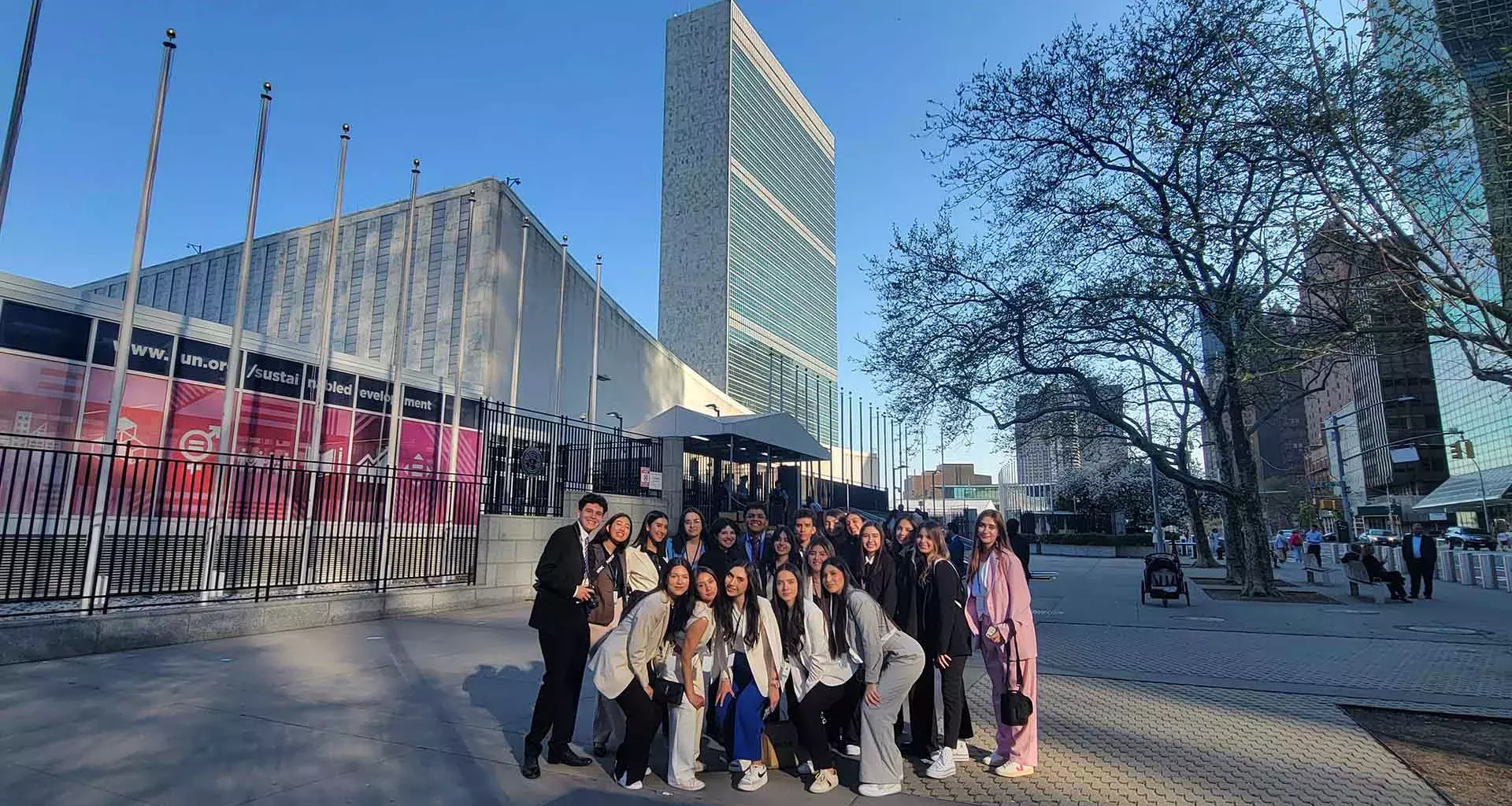 Alumnos de campus Ciudad Juárez en la Sede de las Naciones Unidas