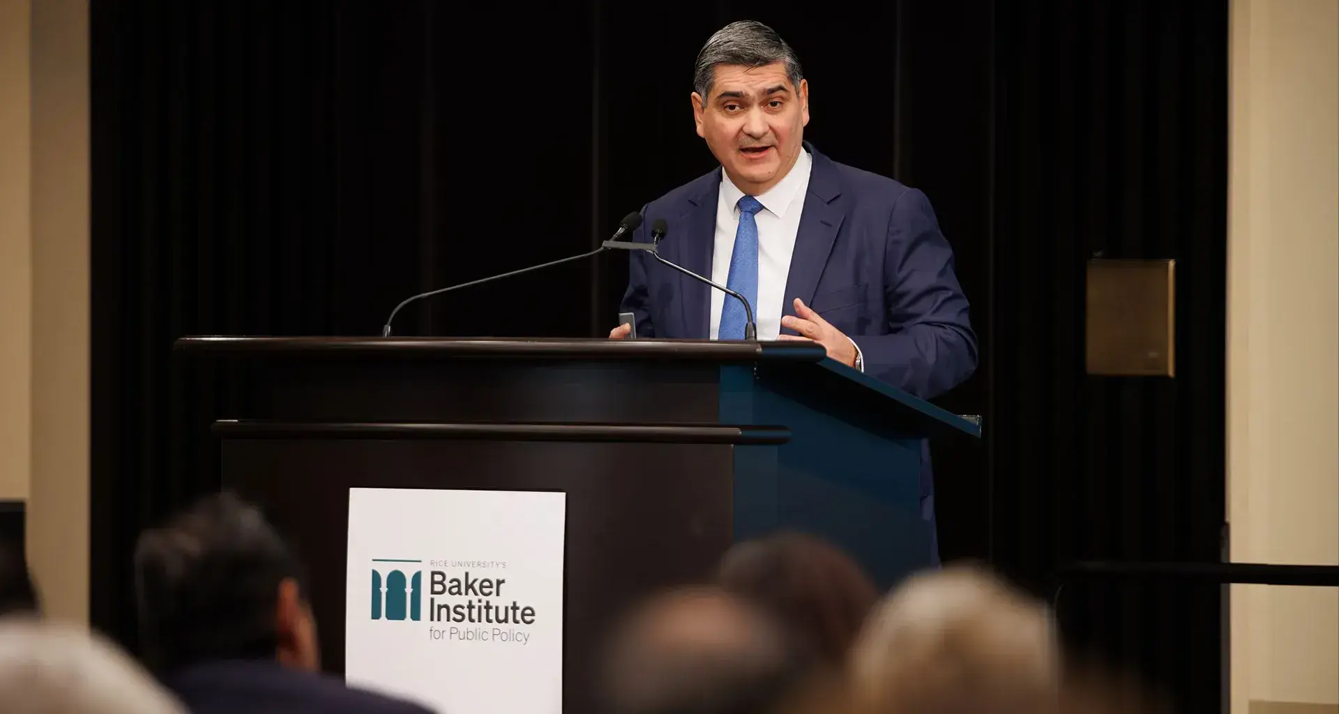 Tec rector speaks at Rice University about key issues for Mexico-USA
