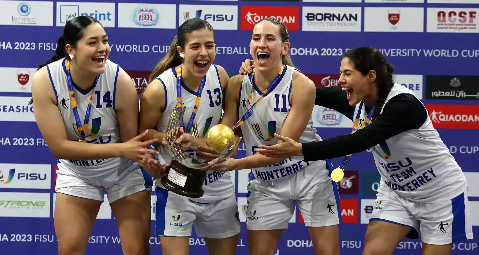 ¡Oro en mundial de basquetbol 3x3! jugadoras del Tec triunfan en Qatar