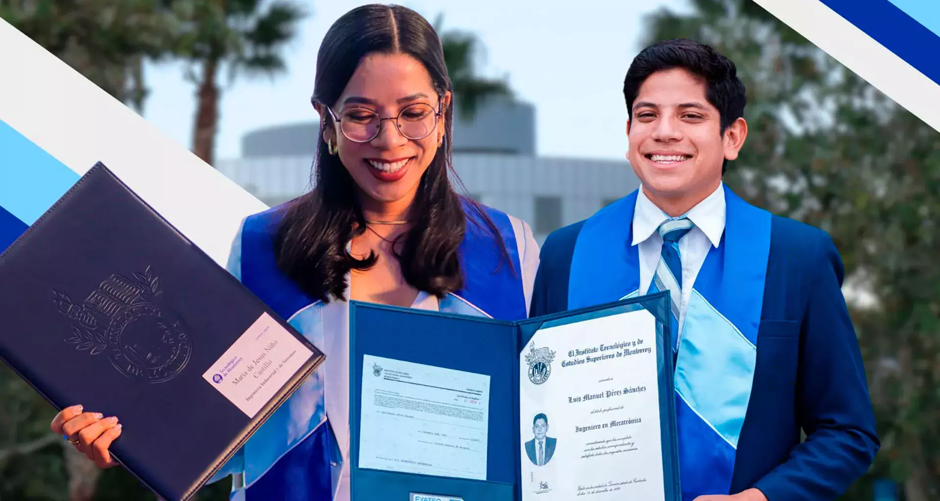 Dos egresados del Tec de Monterrey campus Laguna