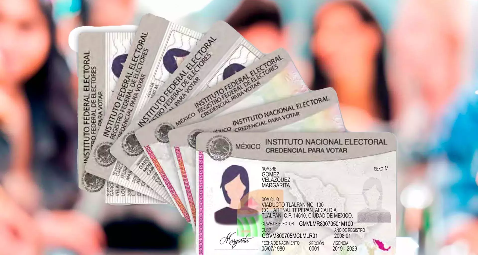 INE, credencial para votar