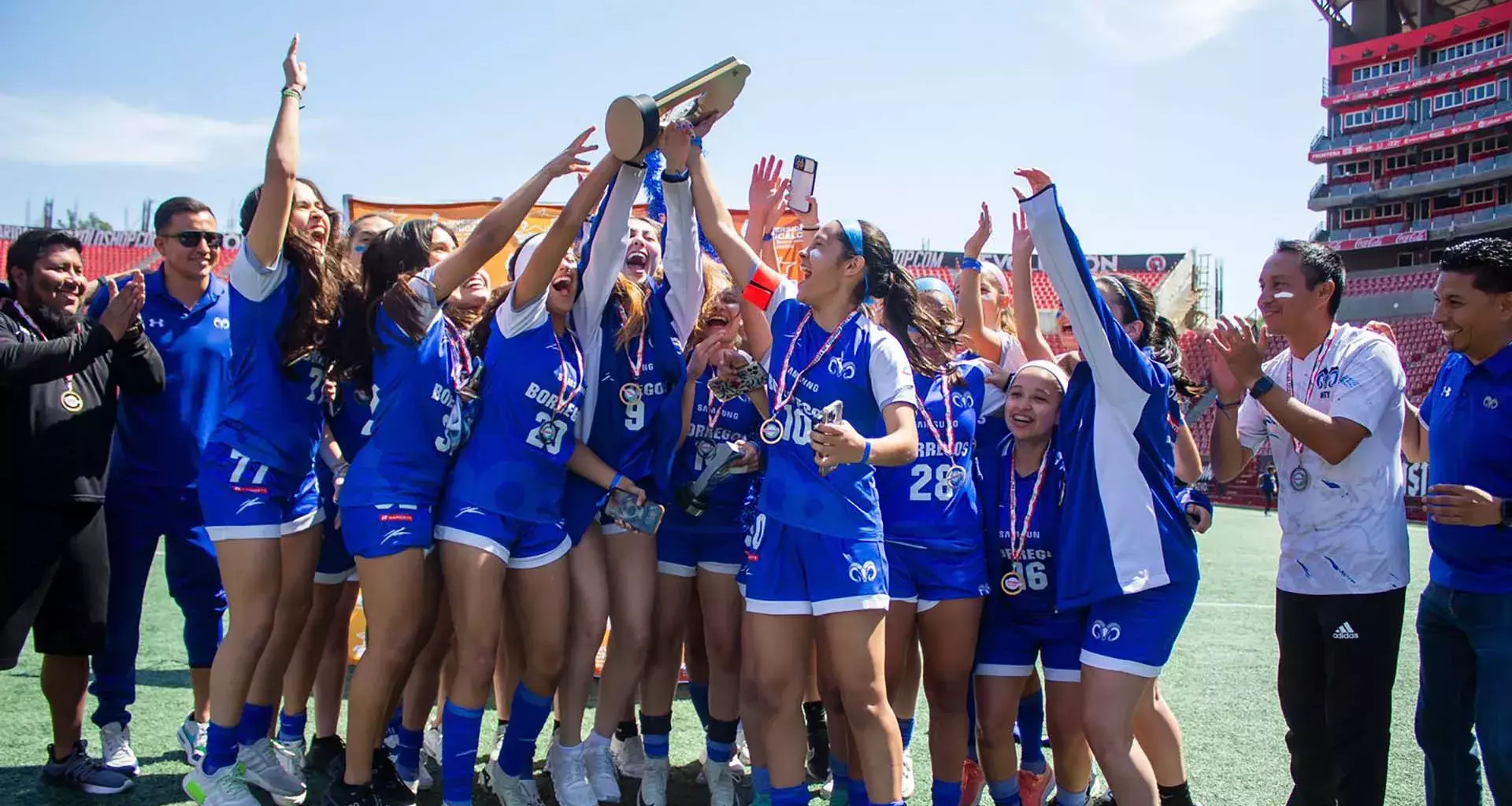 Borregos femenil de PrepaTec MTY ¡tetracampeonas en soccer!