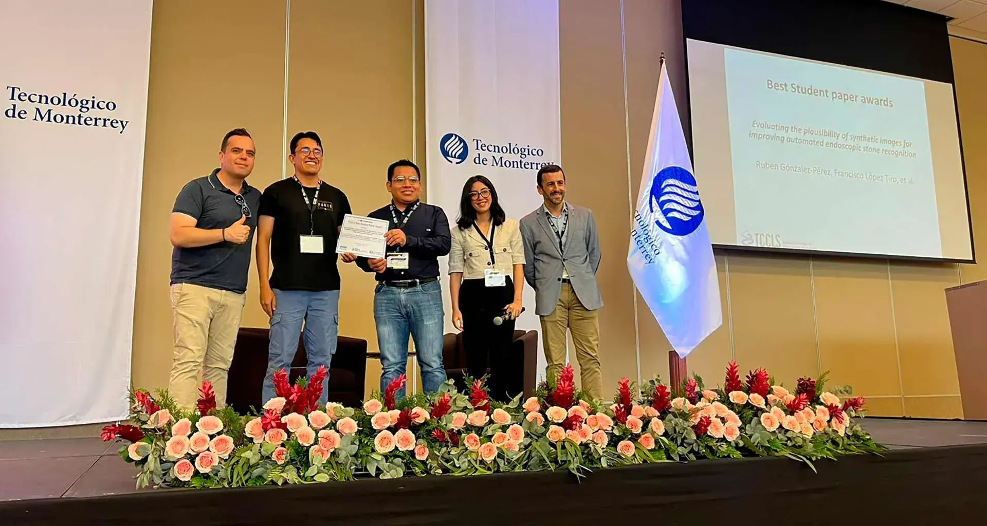Congreso aplicaciones de inteligencia artificial a medicina, realizado en el Tec Guadalajara. 