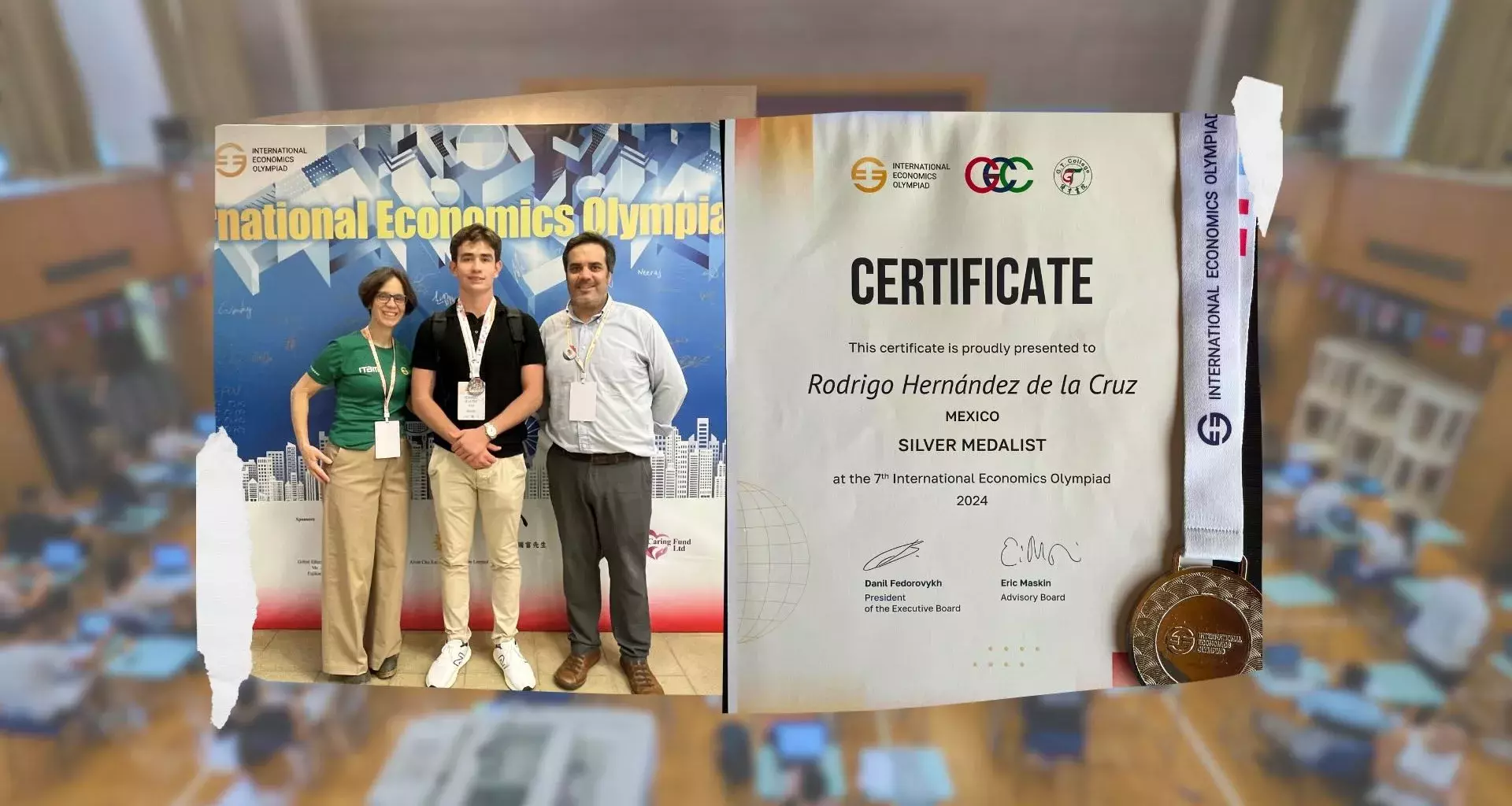 Egresado de PrepaTec Querétaro obtiene medalla de plata en Olimpiada Internacional de Economía en Hong Kong