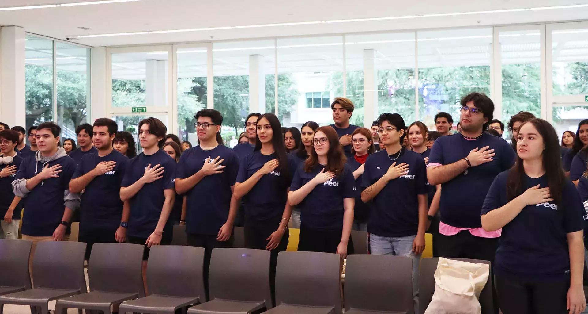 ¡Labor de corazón! Estudiantes que acompañan a sus compañeros