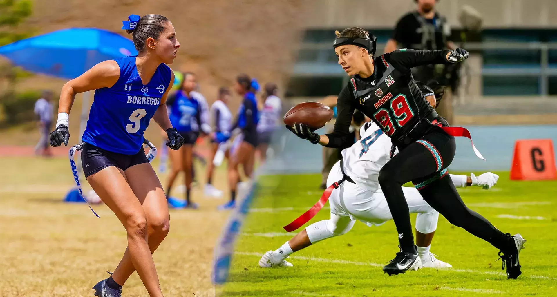 Angela Funes es subcampeona mundial de flag football