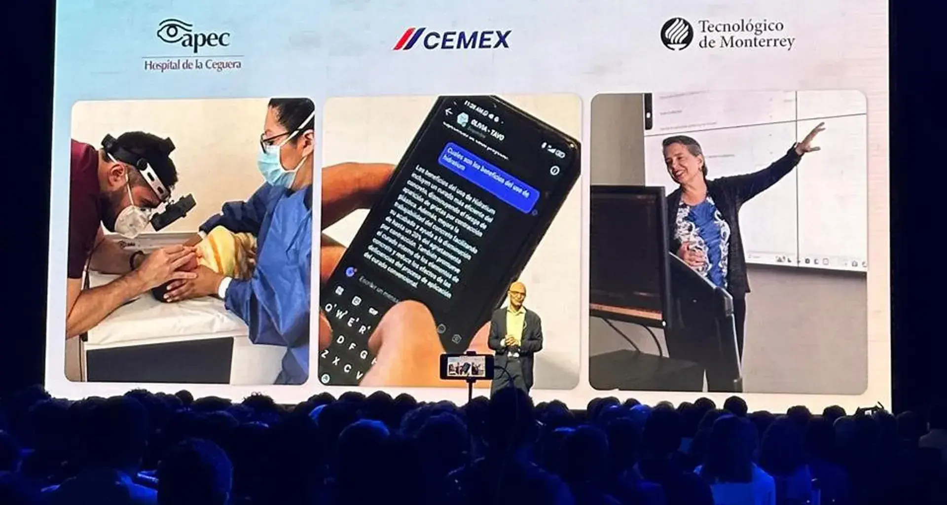 CEO de Microsoft presenta TECgpt