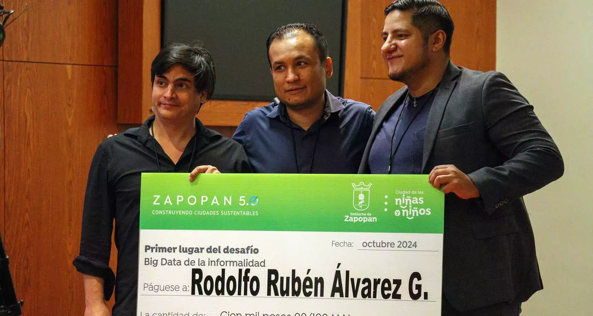 Ganadores del reto Zapopan de emprendimiento social en el que destacaron 2 proyectos del Tec Guadalajara.