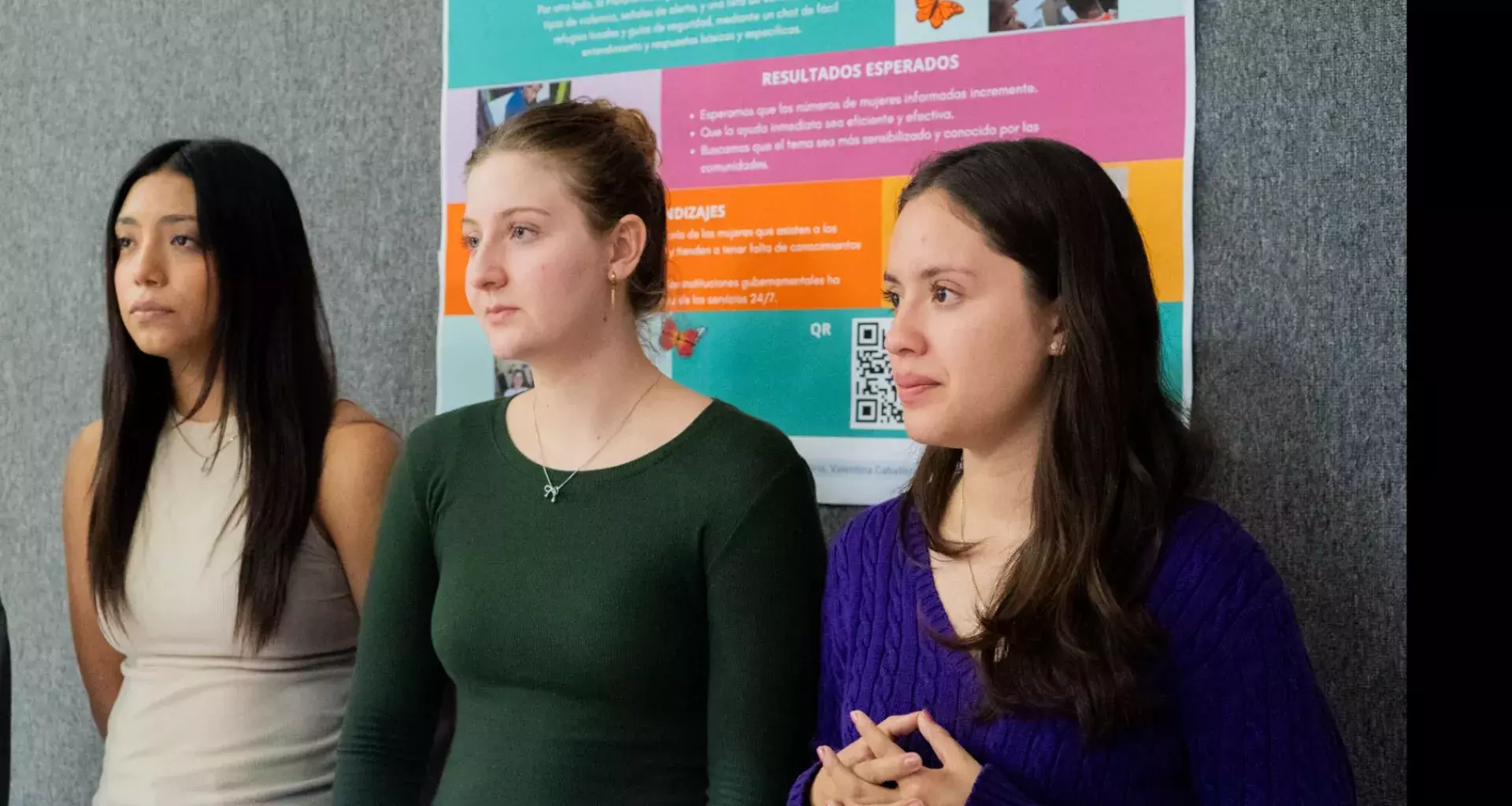 Las alumnas presentaron esta iniciativa con la idea de ayudar a mujeres vulnerables