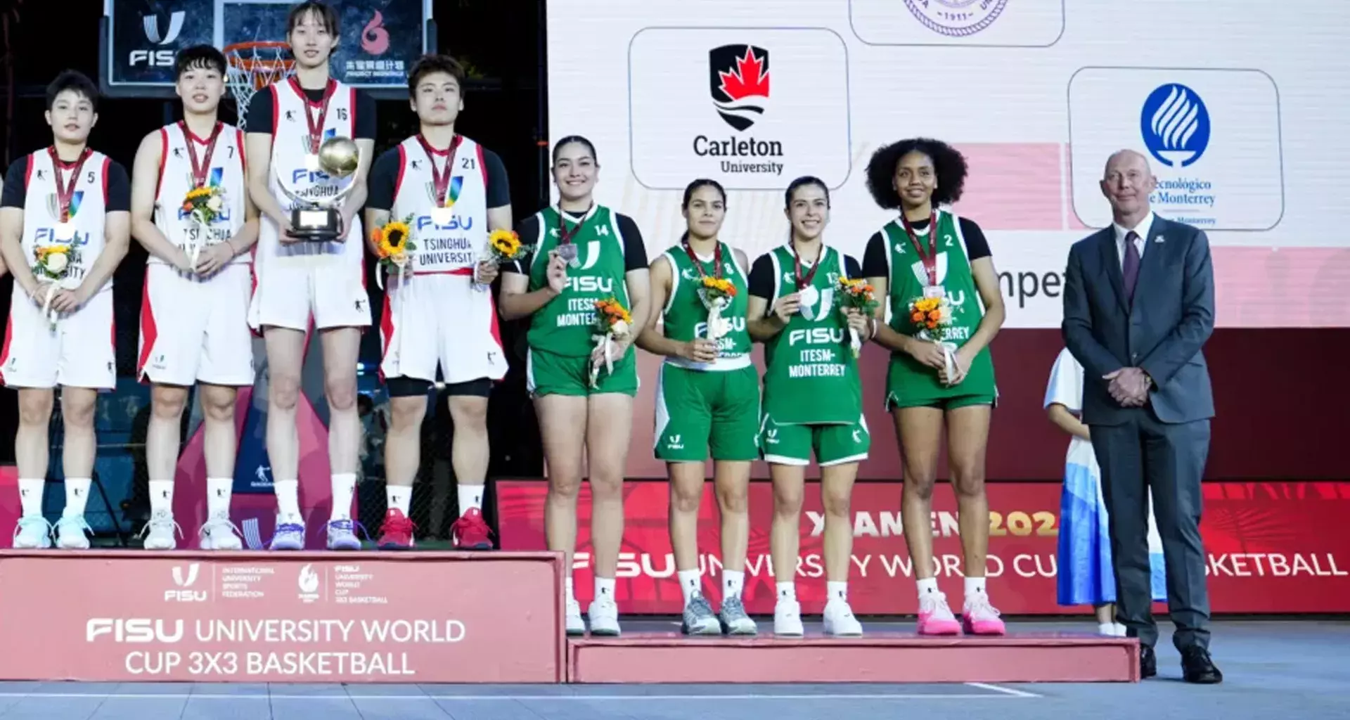 Copa Mundial Universitaria FISU 2024 podio 