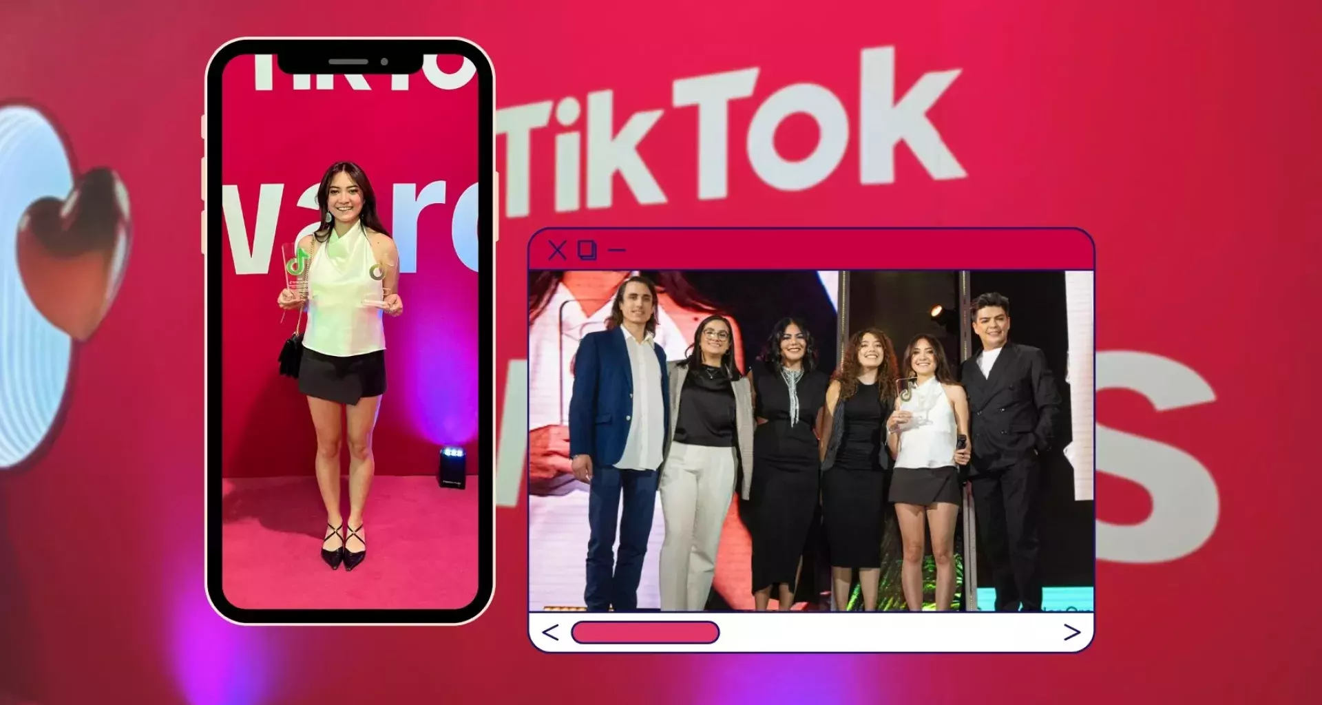 EXATEC de Comunicación gana oro y bronce en premios Tik Tok 2024