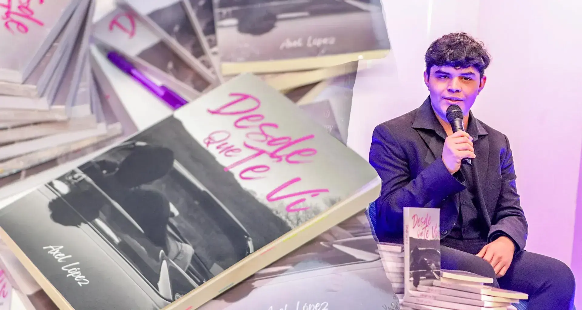 Axel López, alumno PrepaTec Obregón publicó su primer libro "Desde Que Te Vi"
